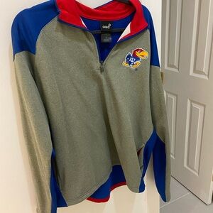 Mens KU pullover XL - university of Kansas